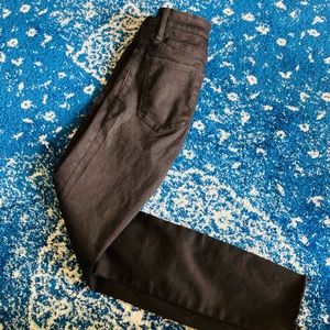 NWT ABERCROMBIE & FITCH RIPPED SKINNY BLACK JEANS